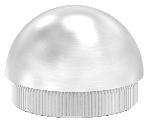 Rohrstopfen fuer Ø 42-4x2-0 mm halbrund zum Einschlagen V2A-11-5044.4