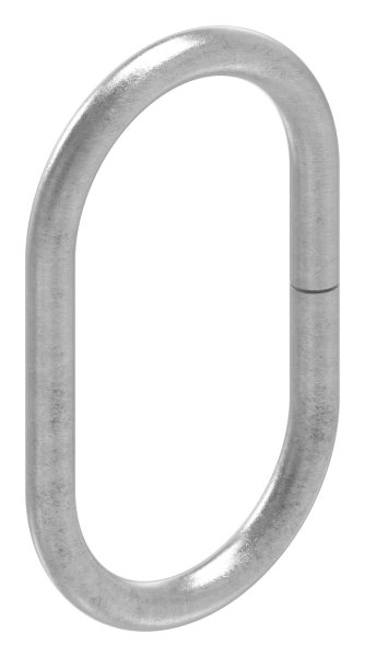 Ring | oval | Material: 14 mm | Außen-Ø: 180x110 mm | Stahl S235JR, roh
