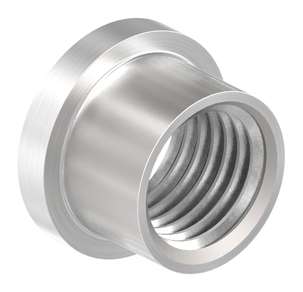 Gewindehuelse Edelstahl V2A M20 Gewinde- flacher Anschluss-88-11120-M20.VAGH