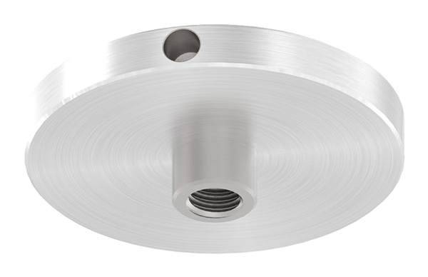 Glas-Punkthalter Oberteil | Ø 62 mm | V2A