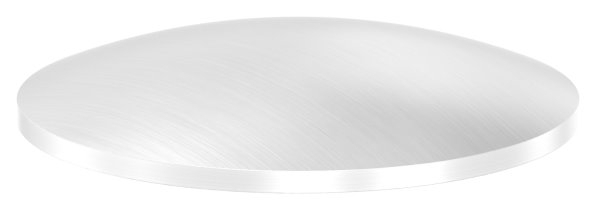 Klöpperboden | Ø 60,3x2,5 mm | gewölbt | einseitig geschliffen | V2A