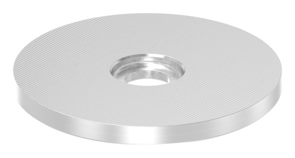 Glas-Punkthalter Ø 62 mm Unterteil | Höhe 5 mm | V2A
