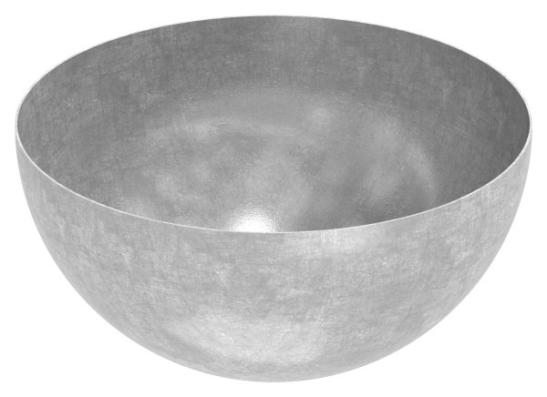 Halbhohlkugel Ø 400 mm V2A ungeschliffen