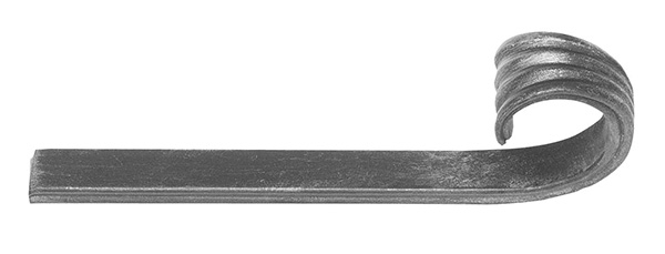 Zubehörteil | Maße: 70x160 mm | Material: 16x8 mm | Stahl (Roh) S235JR