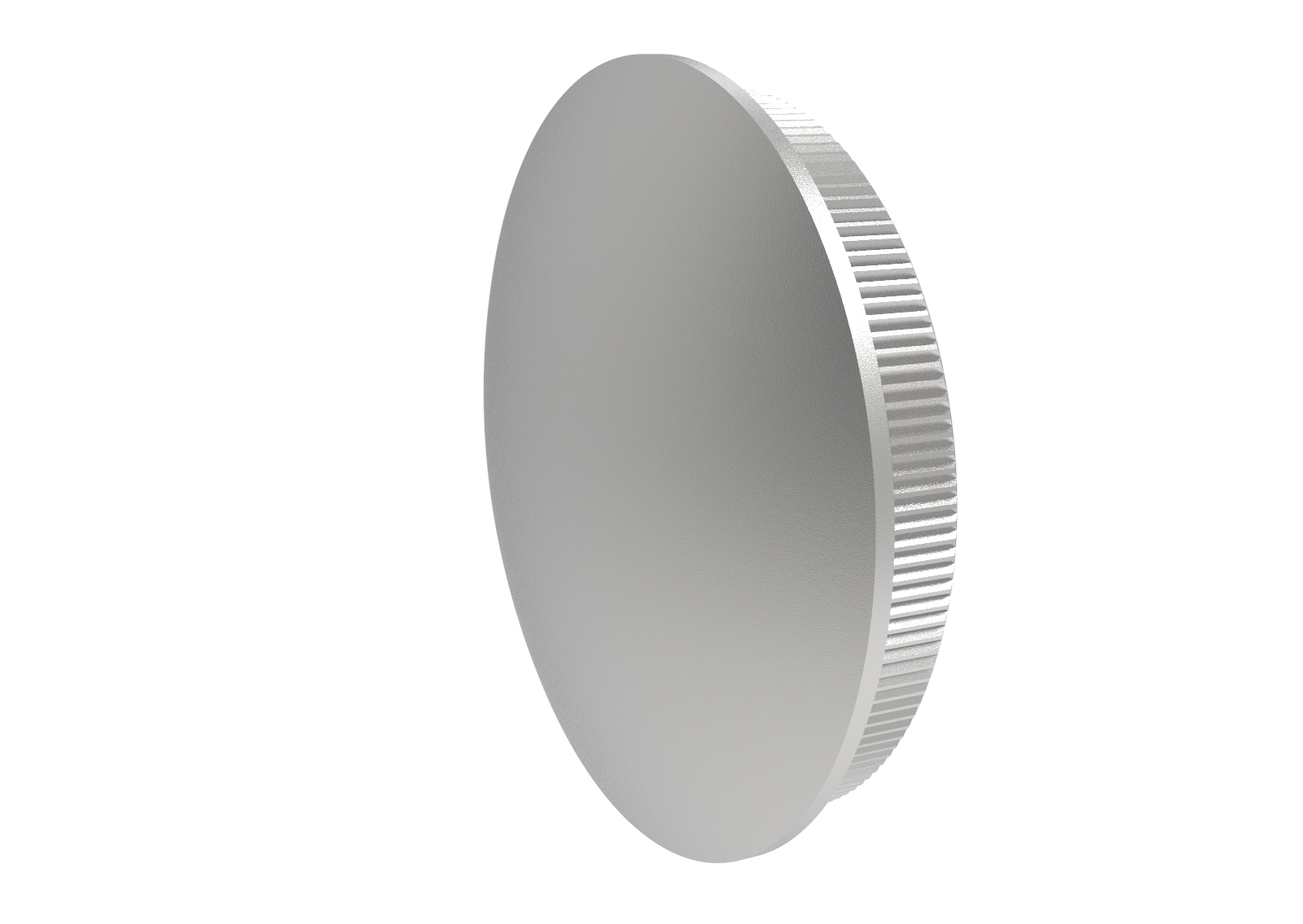 Rohrstopfen | leicht gewölbt |  | für Rundrohr: Ø 42,4x2 mm | V2A