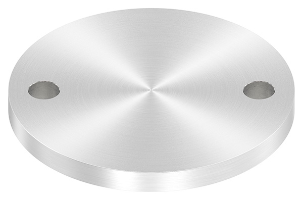 Ankerplatte Ø 120 x 10mm, mit Rundschliff, V2A