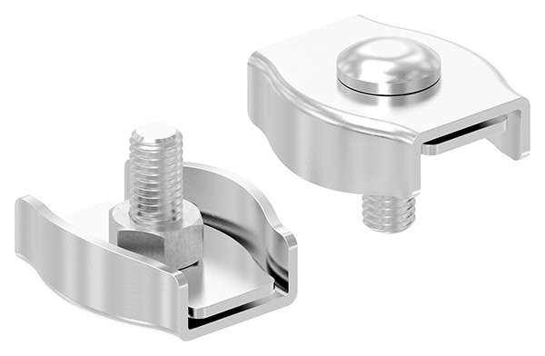 Simplexklemme - fuer Seil Ø 8 mm - V4A-11-2923.1