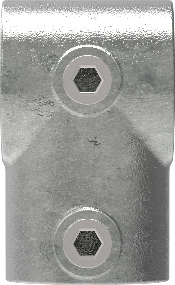 Rohrverbinder T-Stueck kurz Ø 33-7 mm -1- - 42-4 mm -1 1-4- - Temperguss verzinkt - 101B34-C42-101B34-C42