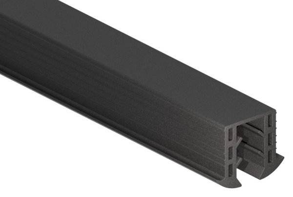 Keildichtung Glas 8,00 - 10,76mm, für Nut 24 x 24mm, Länge 25m, EPDM