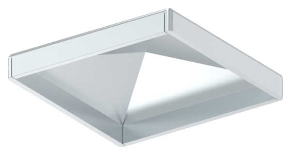 Pfeilerbedecker für Rohr 50 x 50mm, verzinkt