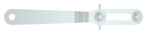 Gabelschlüssel für Glasschiebetür