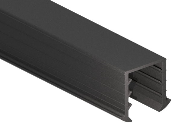 Keildichtung Glas 24,76 – 25,52mm, für Nut 34 x 34mm, Länge 6m, EPDM