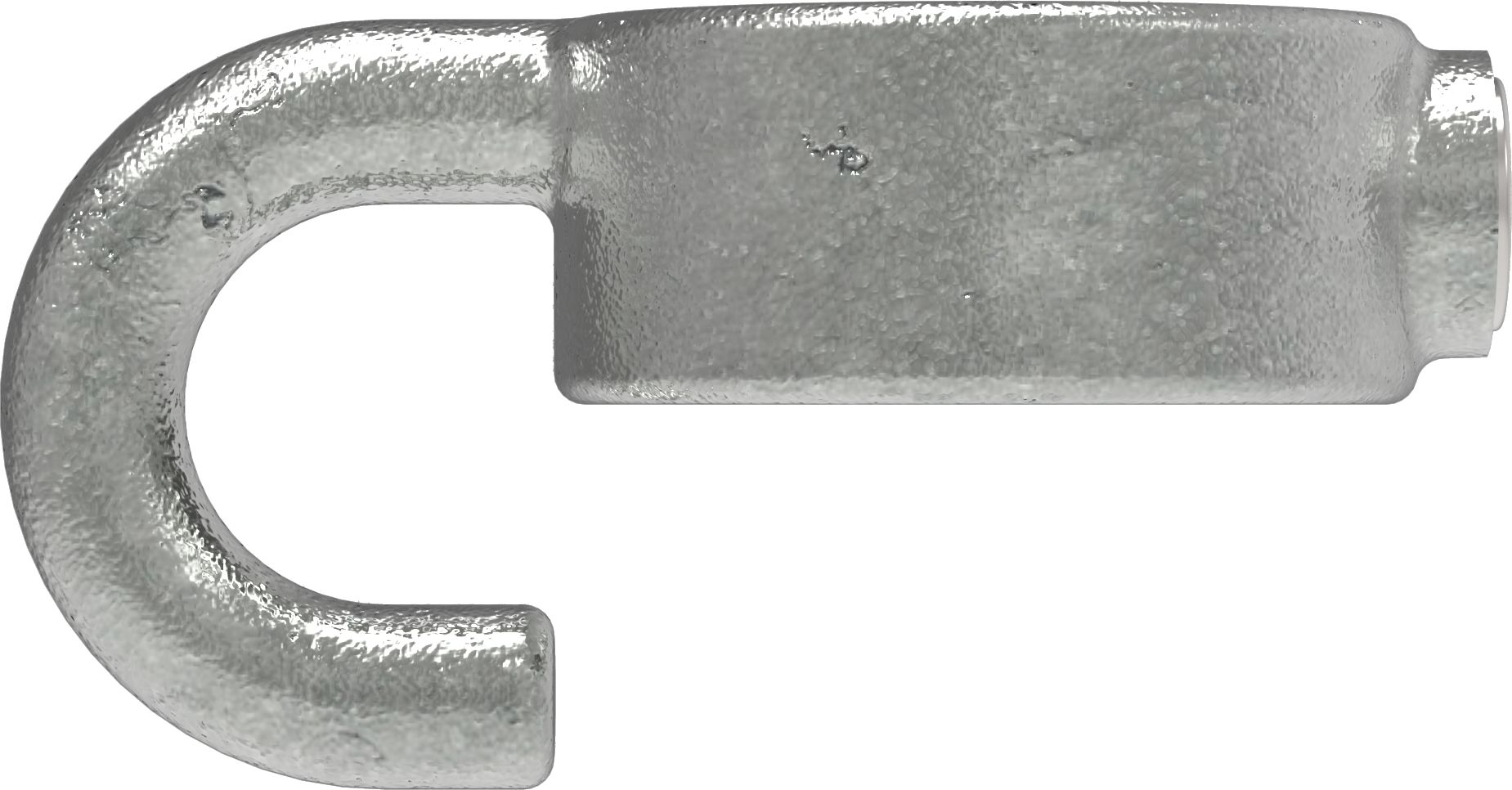 Rohrverbinder | Stellring mit Haken | 182S17 | 17,2 mm | 3/4" | Feuerverzinkt u. Elektrogalvanisiert