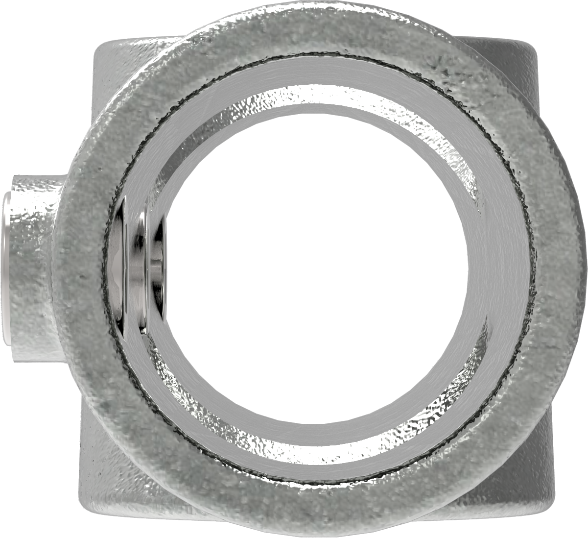 Rohrverbinder - Kreuzstueck 30-45° - 130C42 - 42-4 mm - 1 1-4- - Feuerverzinkt u. Elektrogalvanisiert-130C42