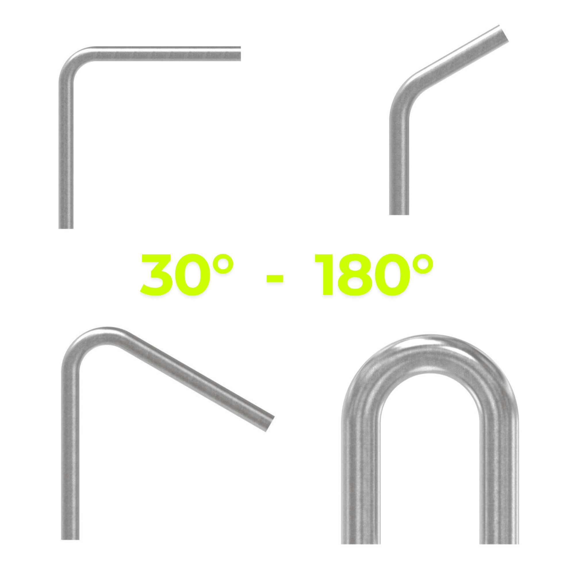 Rohrbögen verschiedene Winkel