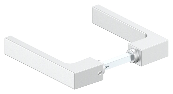 Tuerdruecker-Paar Aluminium eckig mit Vierkantstift 8x8 mm-88.1115391