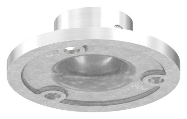 Bodenanker für Rohr 21,3mm, V2A