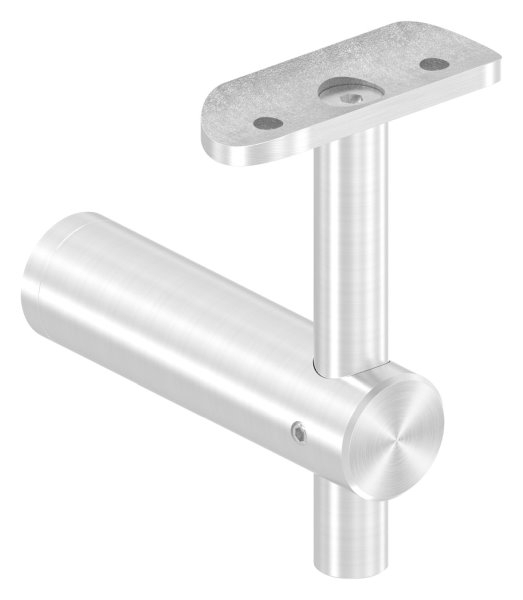 Handlaufhalter V2A fuer Rohr 42-4 mm Wandabstand 80 mm zum Anschrauben-11-2052.4
