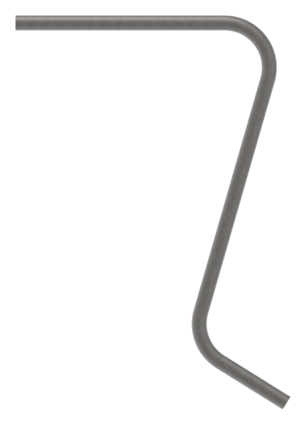 Schwanenhals-Anfänger aus Stahl 33,7x2,6mm