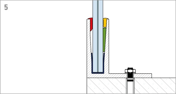 Alu-Profil - KOMPAKT - Laenge- 6000 mm - aufgesetzte Montage - Aluminium-12-2214.6