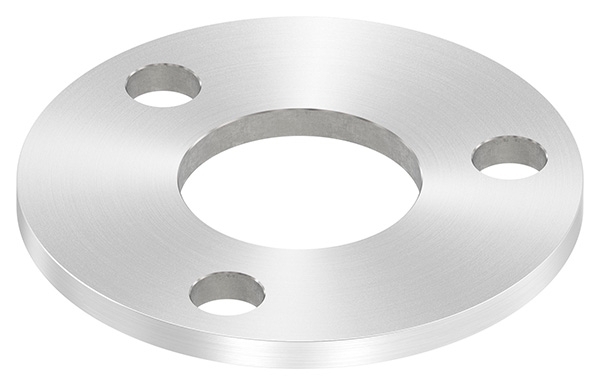 Ankerplatte Ø 100 x 6mm- mit Rundschliff- V2A-88-1154106-240-R.13