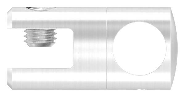 Querstab-Plattenhalter V2A Edelstahl Ø 25 mm – für Rundstäbe 16 mm inkl. Schrauben