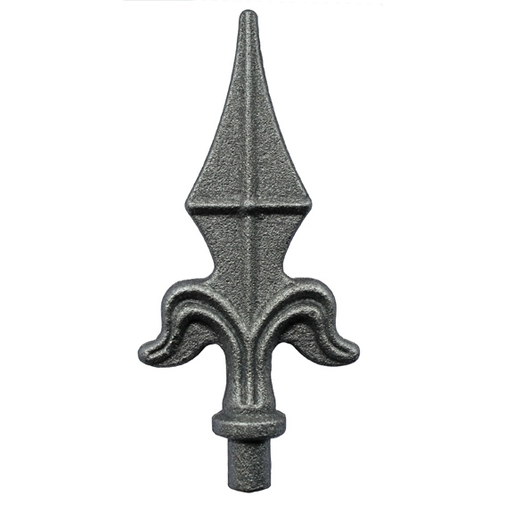 Zaunspitze Stahl geschmiedet  130 mm Zaun- Tor - Gelaender roh-89-11E2108130-A.4