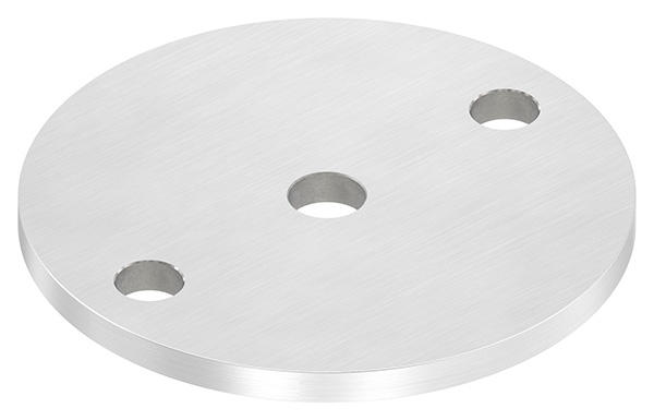 Ankerplatte Ø 100 x 6 mm mit Zentrierbohrung- Ø 12-5 mm V2A-11-2222.4