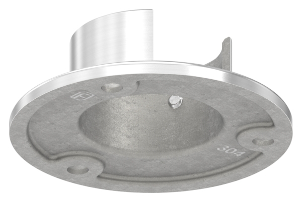 Wandbefestigung fuer Nutrohr Ø 42-4 mm - V2A-12-2325.4