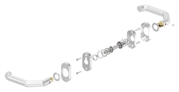 Tuerdruecker-Paar V2A Edelstahl 8mm Stift fuer Kastendicke 30-60 mm-11-3980.4