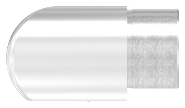 Rohrverbinder 90° für Nutrohr 60,3 x 1,5mm, V4A