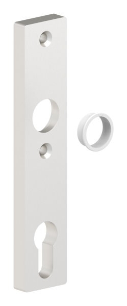 Alu-Kurzschild - Masse- 30x160x10 mm - Form- vierkant - Aluminium EV1-12-3036.6