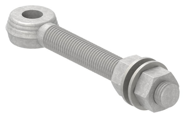 Torband Augenschraube M20 x 160 mm - Komplett Feuerverzinkt - inkl- Muttern - Scheiben-30-3523.8