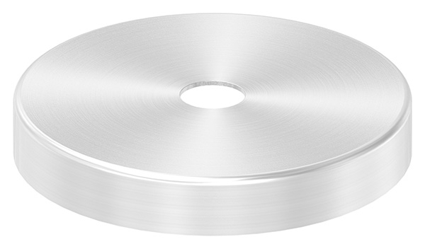 Abdeckrosette Ø 76x12 mm für Rundrohr: Ø 12 mm V4A