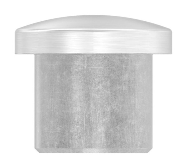 Rohrstopfen fuer Ø 16-0x2-0 mm leicht gewoelbt zum Einkleben V2A-11-5011.4