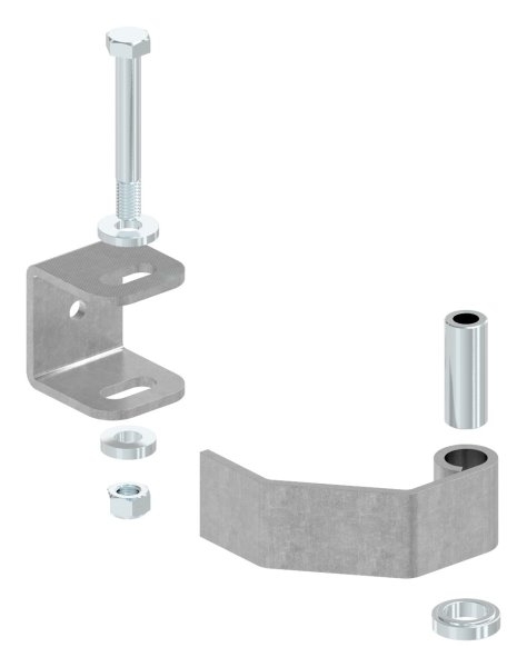 Torband verstellbar zum Anschweißen (Klein) Stahl (Roh) S235JR