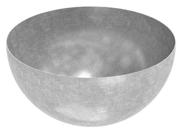 Halbhohlkugel Ø 500 mm ungeschliffen V2A