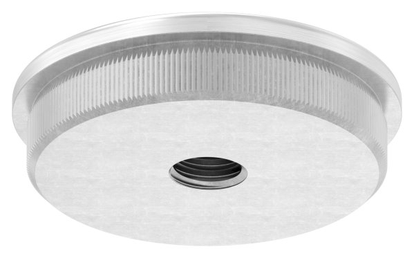 Rohrstopfen leicht gewölbt mit M10 für Ø 48,3x2,0 mm | V2A