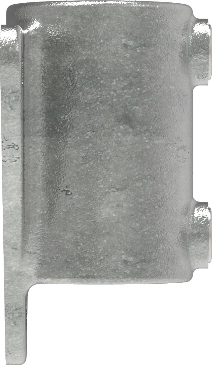 Rohrverbinder | Wandhalter Dreieckflansch | 146B34 | 33,7 mm | 1" | Temperguss u. Elektrogalvanisiert