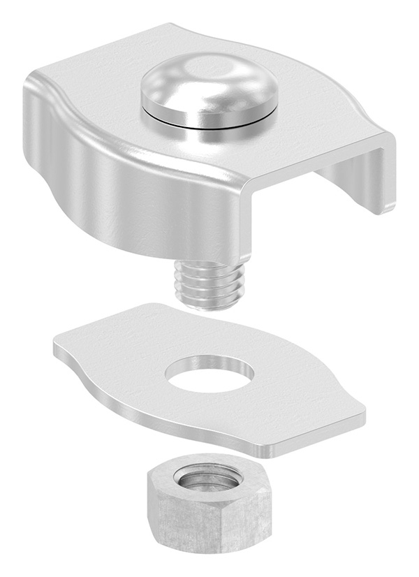 Simplexklemme - fuer Seil Ø 8 mm - V4A-11-2923.1