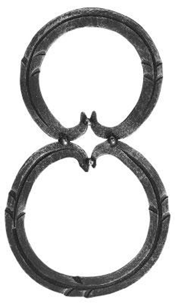 Hausnummer 8 | Abmessung 18x10 cm | Material 12x5 mm | Stahl (Roh) S235JR