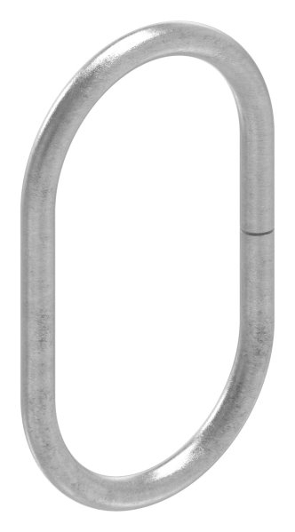 Ring | oval | Material: 12 mm | Außen-Ø: 180x110 mm | Stahl S235JR, roh