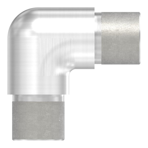 Eckbogen 90° eng, für Rundrohr Ø 26,9x2,0 mm V4A