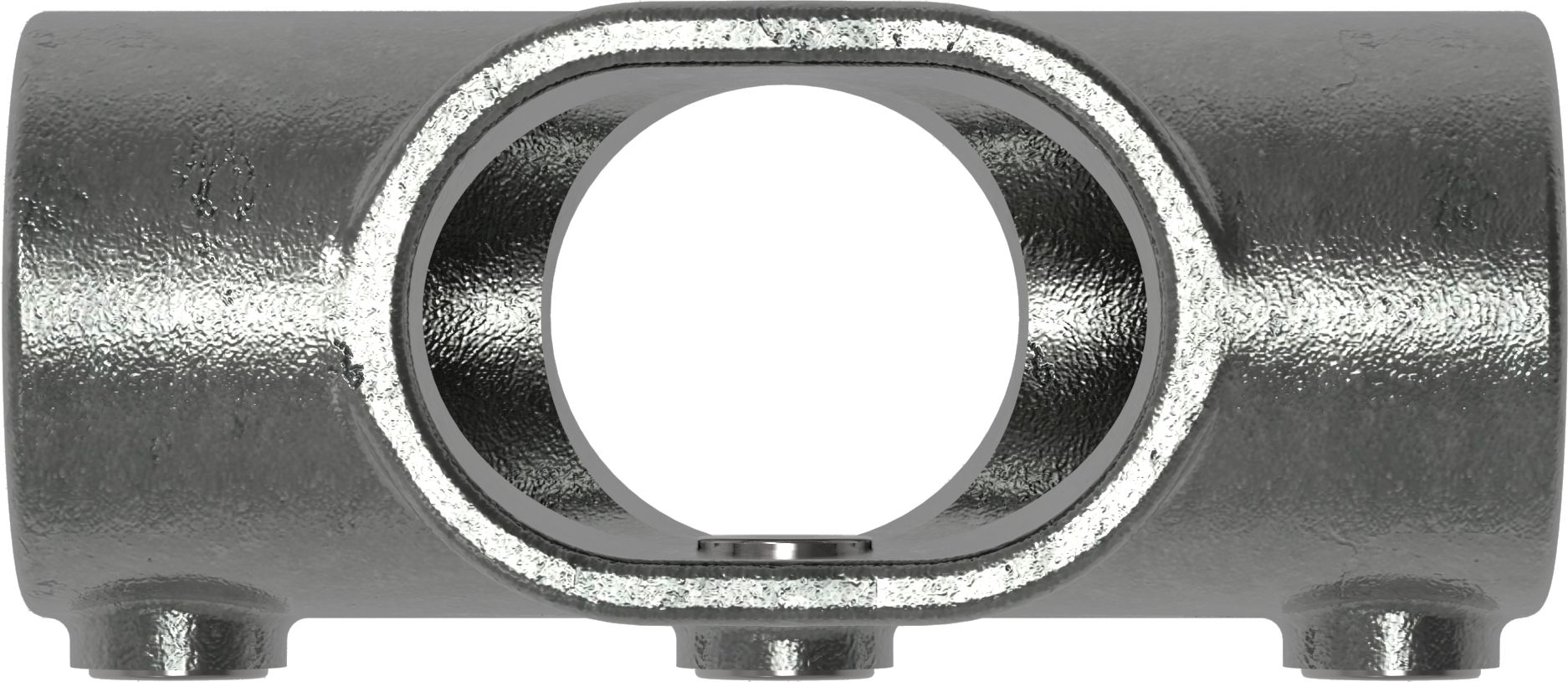 Rohrverbinder Kreuzstueck verstellbar 0-11° Ø 33-7 mm -1- - Temperguss verzinkt - 156B34-156B34