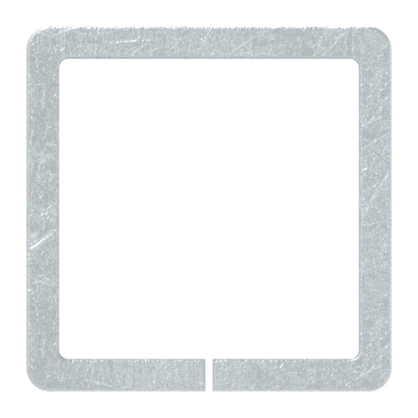 Ausgleichshülse von 8 x 8 auf 10 x 10mm, Länge 15mm, verzinkt