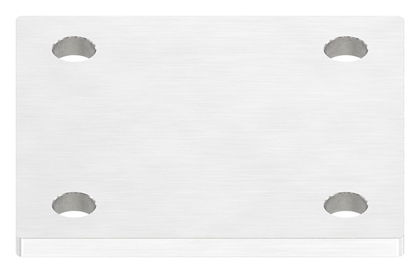 Ankerplatte Masse- 100 x 100 x 6 mm mit 4 Bohrungen á Ø 11 mm V2A-11-2211.4