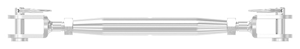 Wantenspanner - Gabel-Gabel - Gewinde M6 - V4A-11-2891.1