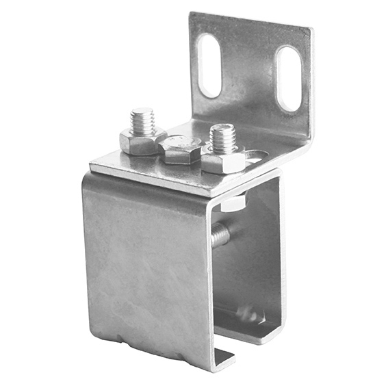 Seitenwandhalter Stahl verzinkt fuer Profil 42x54 mm zur Seitenmontage-89-11H47B42X54-A.4