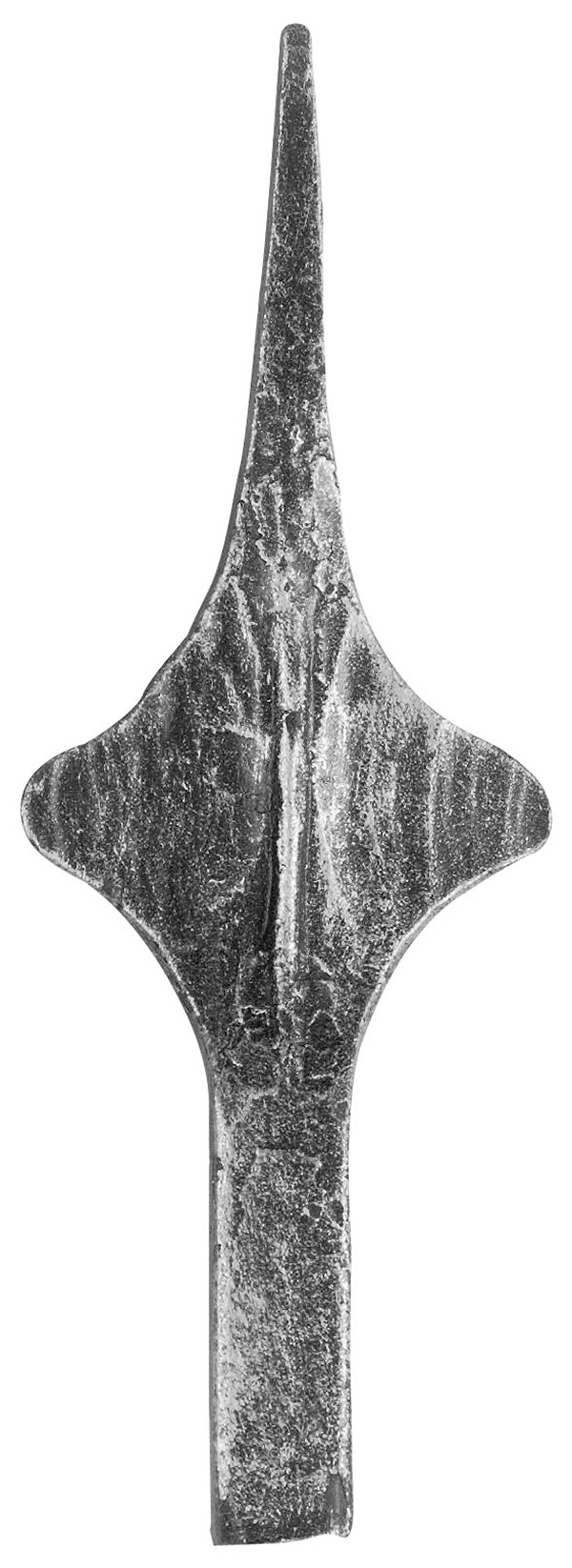 Zaunspitze | Höhe: 200 mm | Material: 18x18 mm | Stahl S235JR, roh