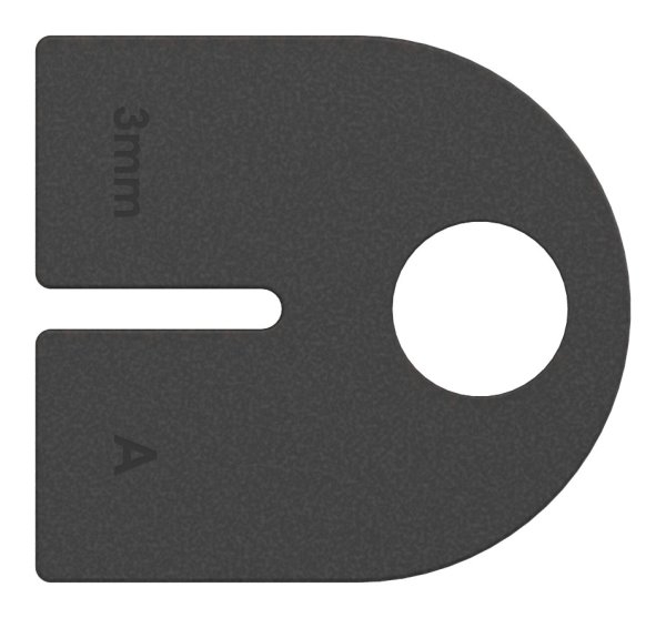 1 Paar Gummis zu Glasklemme 63x45x28 mm AbZ fuer 3 mm Blech-10-2203ABZ.0